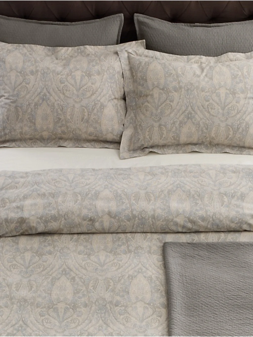Restoration Hardware ITALIAN 19TH C. MEDALLION DUVET COVER Full Queen